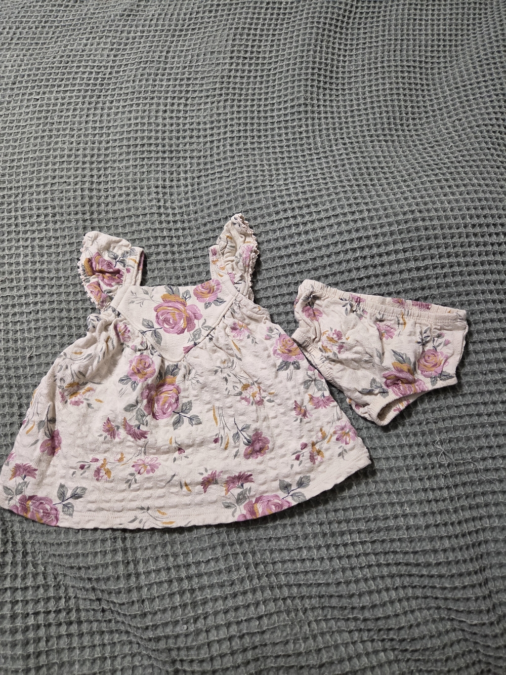Modern Moments By Gerber Floral Two-piece 0-3m